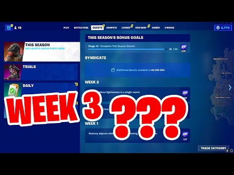 Where is Week 3 Quests ? Fortnite