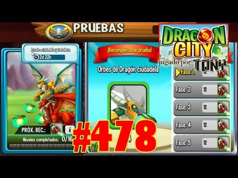 Dragon City "Capítulo 478 - Prueba de Orbes: Dragón Ciudadela y Dragón Forzudo" por Tony