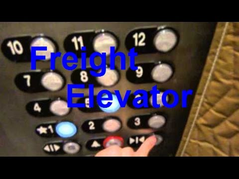 ThyssenKrupp Traction Freight Elevator at 2925 Briarpark in Houston, TX.