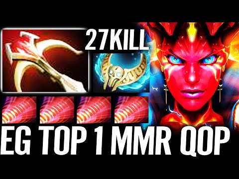 🔥 EG TOP 1 MMR NEW CARRY Daedalus + Revenant Brooch QOP — 1000 GPM 88K DMG 27 KILLS Dota 2 Pro