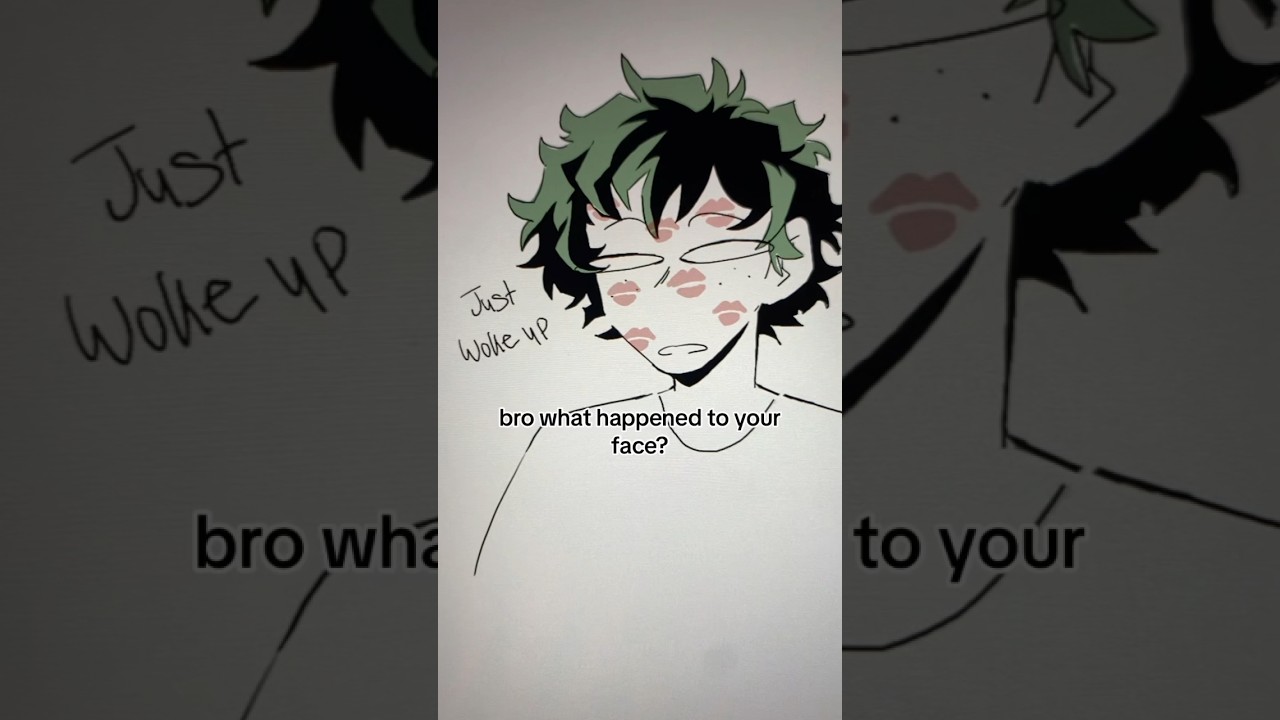 Deku Gets Showered With Kisses? #mha #iidatenya #uraraka #todoroki