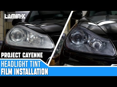 How to tint & protect a headlight with a Lamin-x Universal Sheet