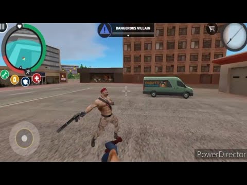 Rope Hero: Vice Town (Rope Hero on Army Base) Rope Hero Drive Assault Machine - Android Gameplay HD