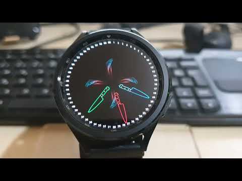 Animated Knives Watch Face video thumbnail
