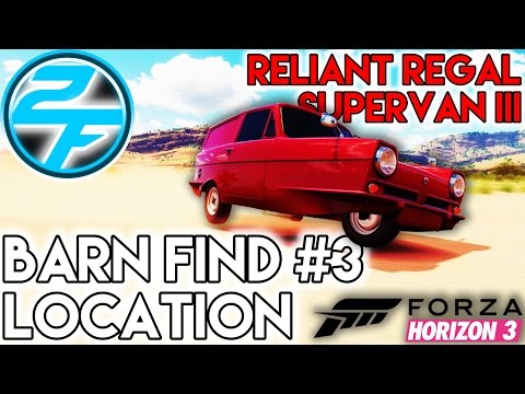 BARN FIND #3 LOCATION | RELIANT REGAL SUPERVAN III | Forza Horizon 3 Walkthrough Gameplay