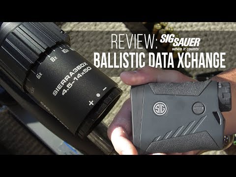 NEW Sig Sauer BDX System! Review of Sig's Ballistic Data Xchange
