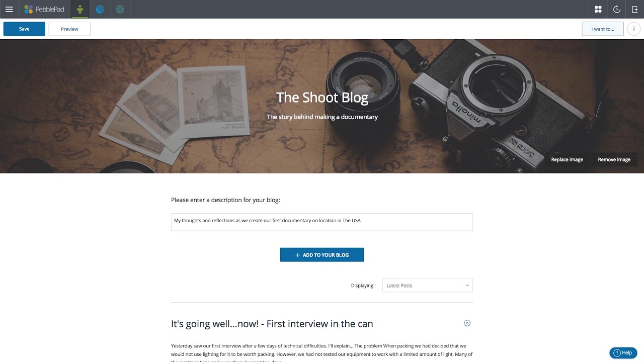 Sharing assets in Pebble+