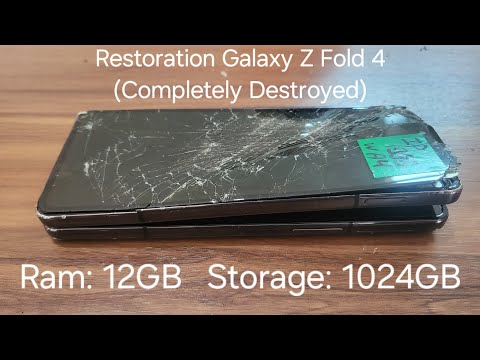 Destroyed Galaxy Z Fold 4 Restoration!