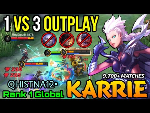 1 vs 3 Outplay Karrie Meltdown Enemies! - Top 1 Global Karrie by OHISTNA12• - MLBB
