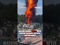 SEE IT: Massive fireball ERUPTS after propane explosion destroys lakeside homes #foxnews #news - Video