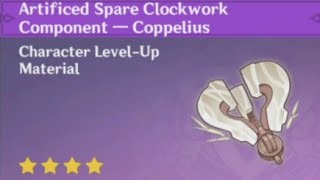 HOW TO GET ARTIFICED SPARE CLOCKWORK COPPELIOUS Genshin Impact