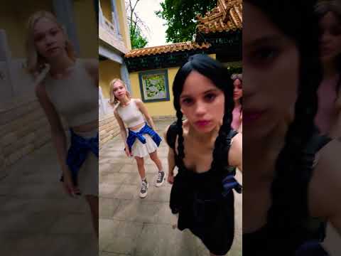 Road to 10M 💎 Hit follow! 🚀 #jennaortega #fakeortega #wednesday #enid #shorts #netflix