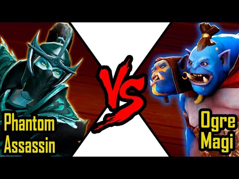 Dota 2 Phantom Assassin VS Ogre Magi | DOTA 2 Battle