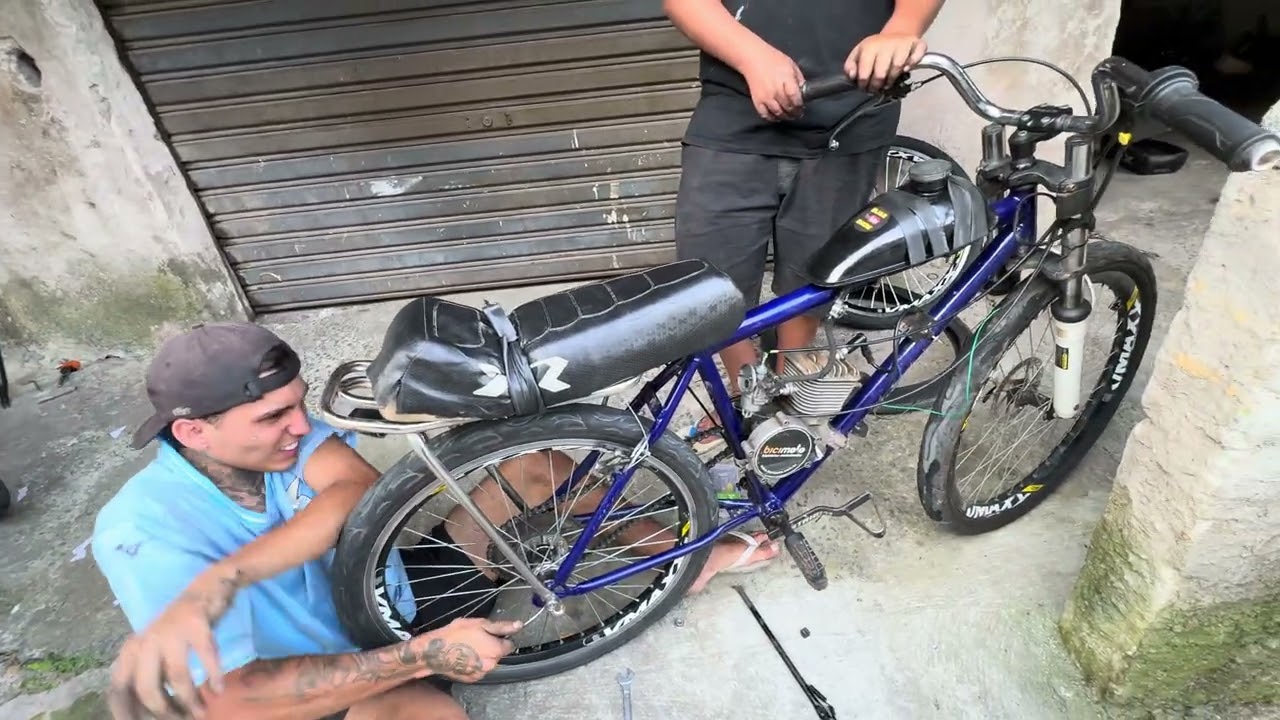 COMO COLOCAR GARUPA NA BIKE MOTORIZADA 80cc
