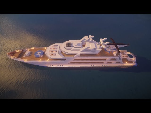 1 11 Galaxy Super Yacht In Gta5 Add And Helicopter Minecraft Map