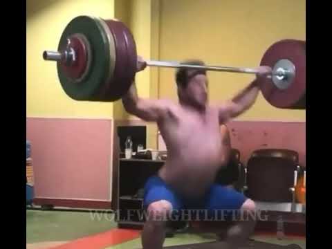Sohrab Moradi (96) 190 kg snatch double attempt