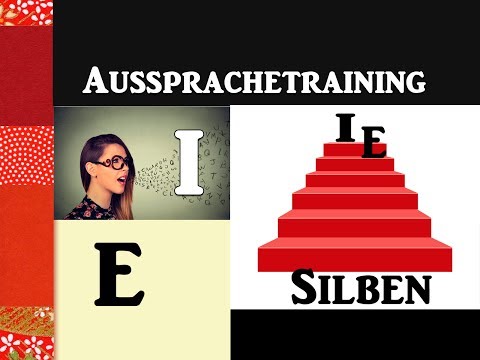 Aussprachetraining: Die Vokale i und e (Training mit Silben)
