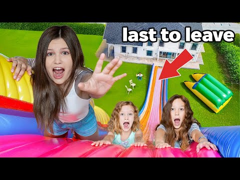 Last to Leave Inflatable Slide Wins $1,000