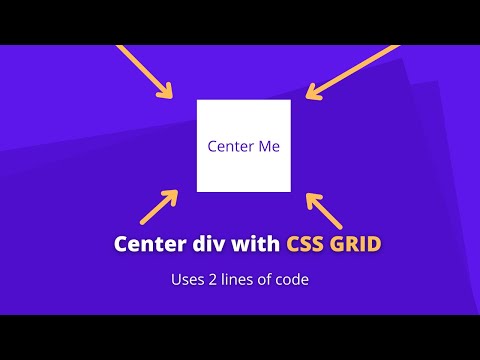 How to Center a Div Vertically and Horizontally using CSS GRID