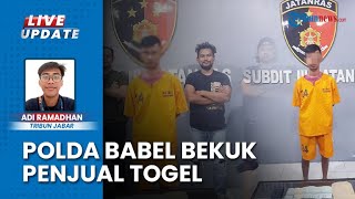 Penjual Togel di Pasir Garam Pangkalpinang Dibekuk Polda Babel, Pelaku Untung Rp 1 Juta per Hari