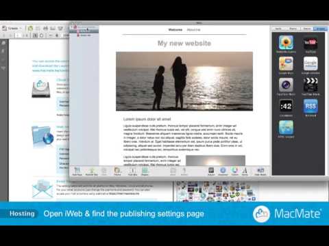 MacMate - Hosting - How to Publish iWeb sites