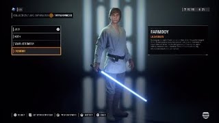 Unlocking FarmBoy Luke Skin! ||Battlefront 2 gameplay