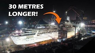 Cruise Ship timelapse - Extension of Balmoral at Blohm+Voss