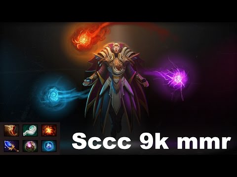 Sccc` 9k mmr invoker gameplay