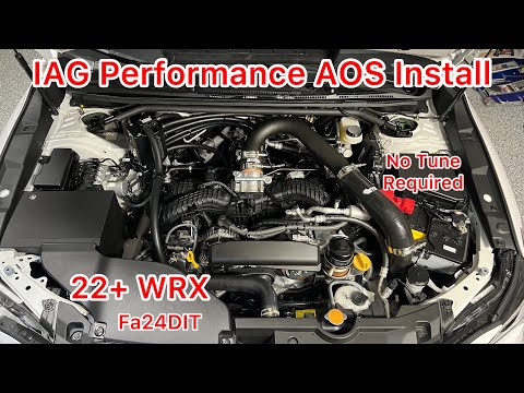 2022+ WRX IAG Performance AOS Install