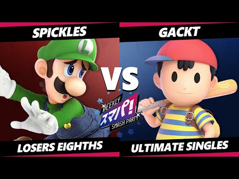 Sumapa 188 TOP 8 - spickles (Luigi) Vs. Gackt (Ness) Smash Ultimate - SSBU