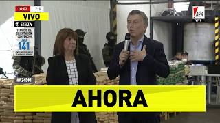 Macri: "Vamos a batallar contras las mafias, y esta es una de las peores que tenemos en Argentina"