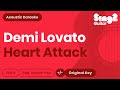 Demi Lovato - Heart Attack (Karaoke Acoustic)