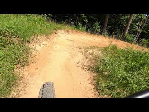 Short downhill section of MTB trail at Wakefield.