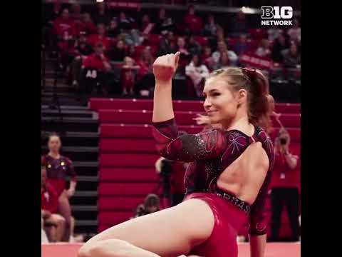 Emma Spence: new NCAA floor routine 2023 - Nebraska vs Arkansas 01/07/23