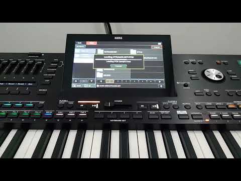 How to load SET/KST korg pa5x