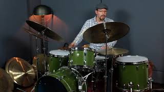 Video thumbnail for Ludwig Legacy Maple Heritage Green by Carter McLean