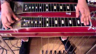Waylon Jennings &quot;Let&#39;s Turn Back The Years&quot; - Pedal Steel Guitar Lessons by Johnny Up