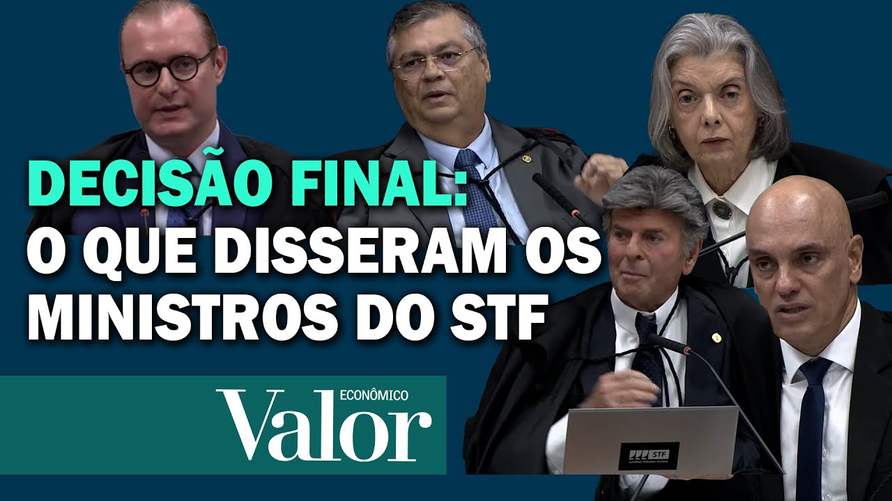 Como votaram os ministros do STF no julgamento que tornou Bolsonaro réu