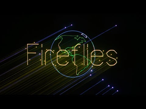 Laser Pictures ft. Prismatic Magic, "Fireflies" LASER Show, 100 SUB Special!