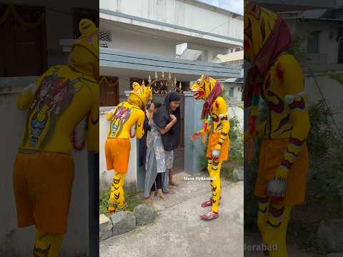 Jagityal pedda puli fun with public 🤣 #peddapululu #peddapuli #shorts #viral