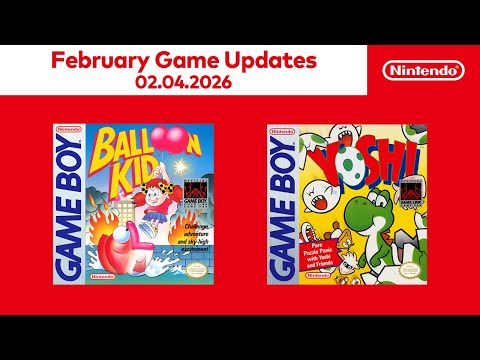 Game Boy – Nintendo Classics – February 2026 Game Updates