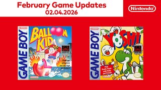 Nintendo Game Boy Classics | February 2026 Updates 🎮✨📺