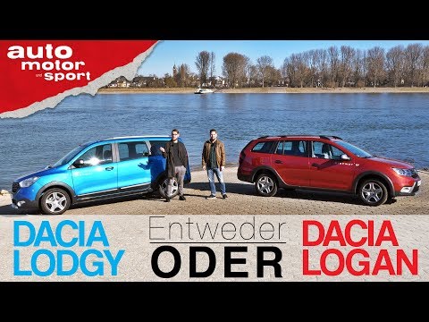 Dacia Lodgy Stepway vs Logan MCV Stepway | Entweder ODER | (Vergleich/Review) auto motor und sport
