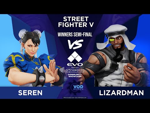 Seren (Chun-Li) vs lizardman (Rashid) - Winners Semi-Final - Community Showcase at Evo 2023