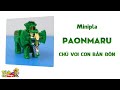 Review Đồ Chơi Minipla OtomoNin Paonmaru Shuriken Sentai Ninninger ニンニンジャー Tích C