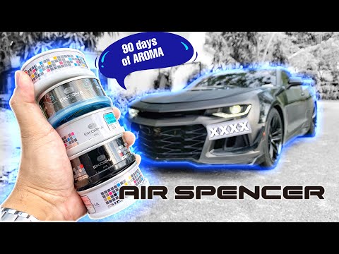 My Chevy Camaro gets a PREMIUM Car Air Freshener ''AIR SPENCER MADE IN JAPAN"