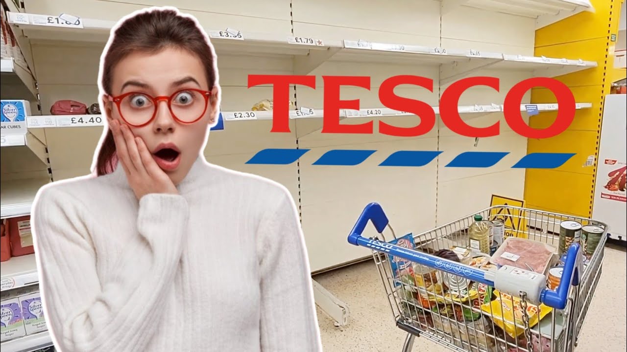 FOOD SHORTAGES : The Empty Shelves in Tesco