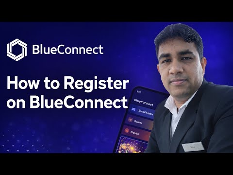 How to Register on BlueConnect App | BlueConnect App Sign-In & Event Registration | Bipul Das