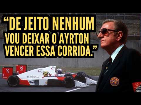 "O problema é que Ayrton não aceita perder." - Alain Prost