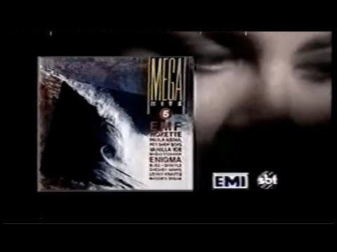 Comercial do LP '' Mega Hits 5 '' (1991) 🎶